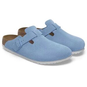 Birkenstock Sky Blue Slip-On Shoes Size L10 M8